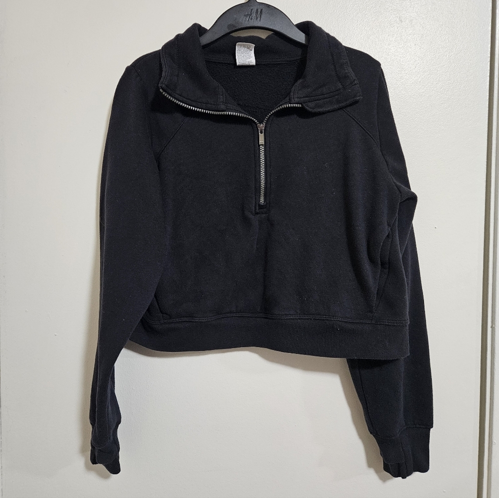 All in Motion Black Women's Quarter-Zip Hoodie